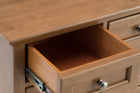 McKenzie Pecan 4-Drawer Nightstand
